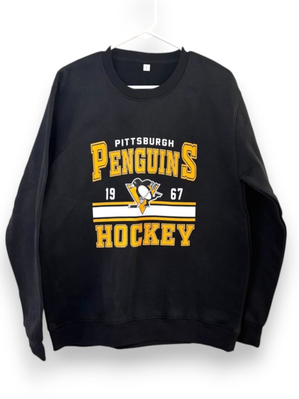 Pittsburgh Penguins Crewneck Graphic Sweatshirt Hockey Sports Team Large
